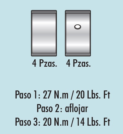 COJINETES DE BIELA MORESA